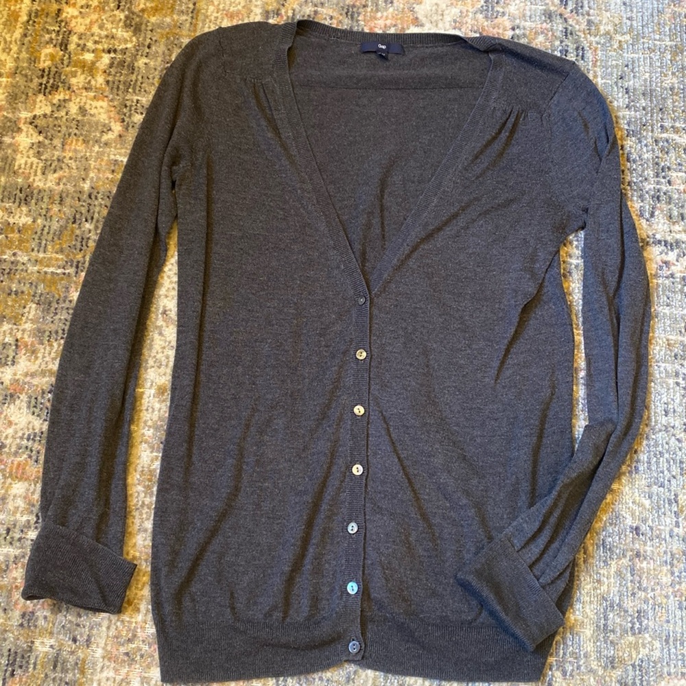 Gap Gray Cardigan